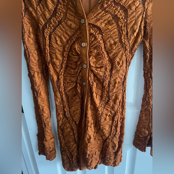 Free People Shayla Lace Mini Dress - Picture 2 of 4